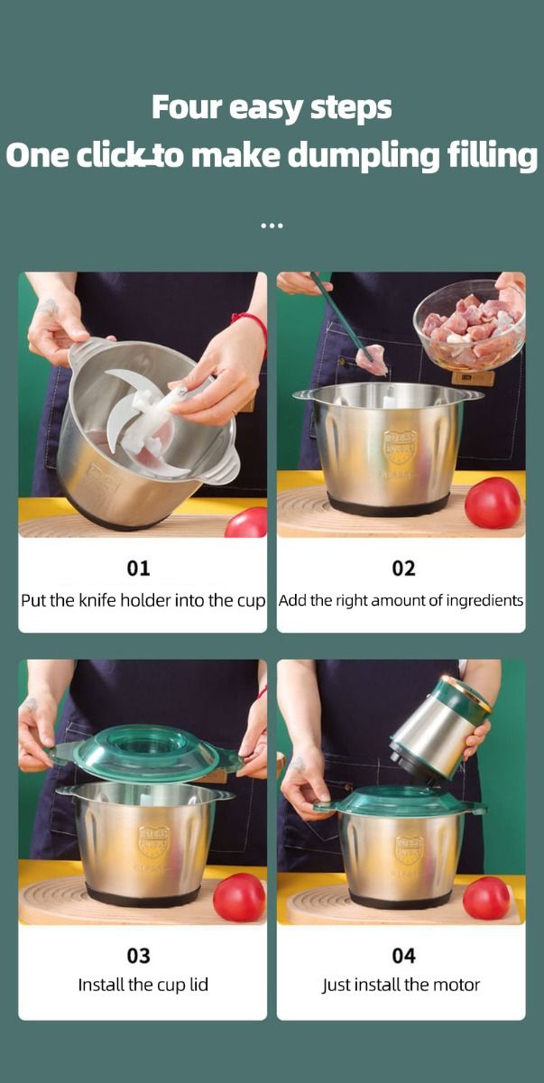 3 liter chopper For Meat
